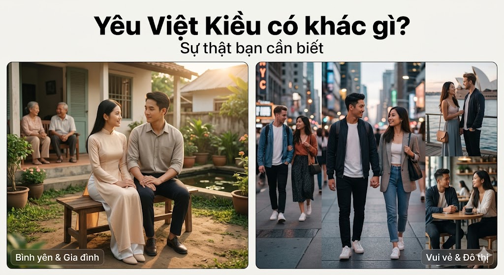 Hẹn Hò Việt Nam vs Mỹ vs Úc vs Canada